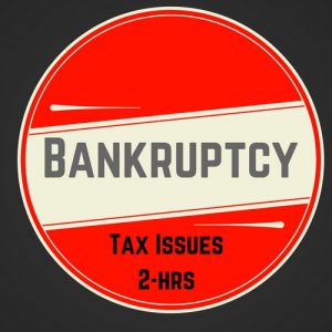 Bankruptcy tax CPE course
