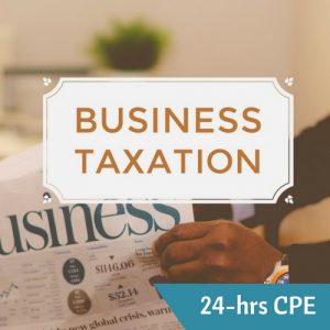 Business tax CPE course
