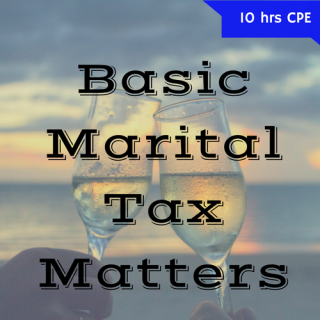 Marital Tax Matters 2 hr online CPE course