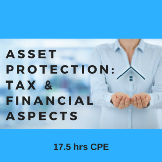 Protecting Assets - Tax & Financial Aspects online CPE course