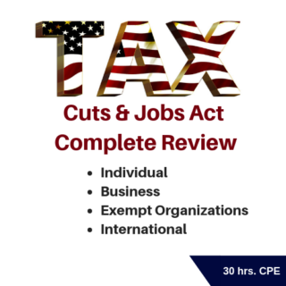 Tax Cuts and Jobs Act Complete Review