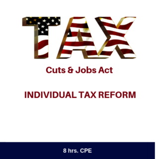 TCJA Individual Tax Reform Online CPE Course