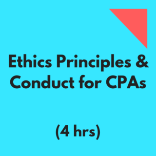 Ethics Principles & Conduct for CPAS