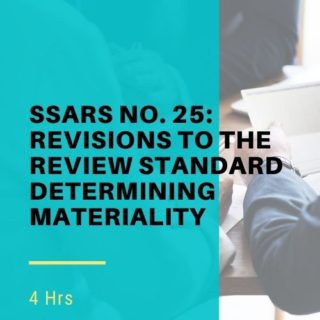 SSARS No. 25 Online CPE Course