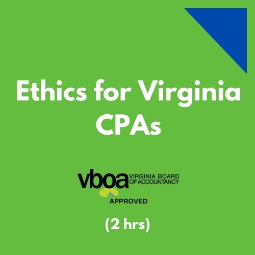 Ethics for Virginia CPAs
