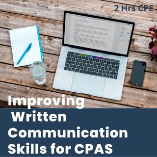 Improving Writing Skills for CPAs 2 hr online CPE course