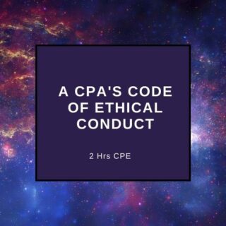 CPA's Code of Ethical Conduct 2-hr online CPE course