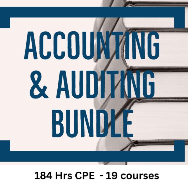 Accounting and Auditing CPE Bundle