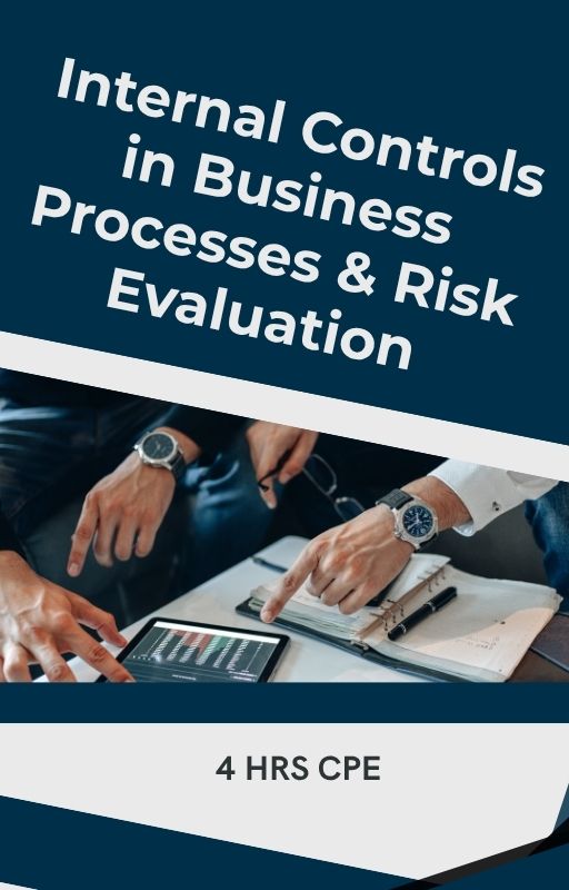Internal Controls in Business Processes and Risk Evaluation 5 hr online CPE course