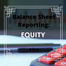 Balance Sheet: Reporting Stockholder’s Equity (4 hrs)